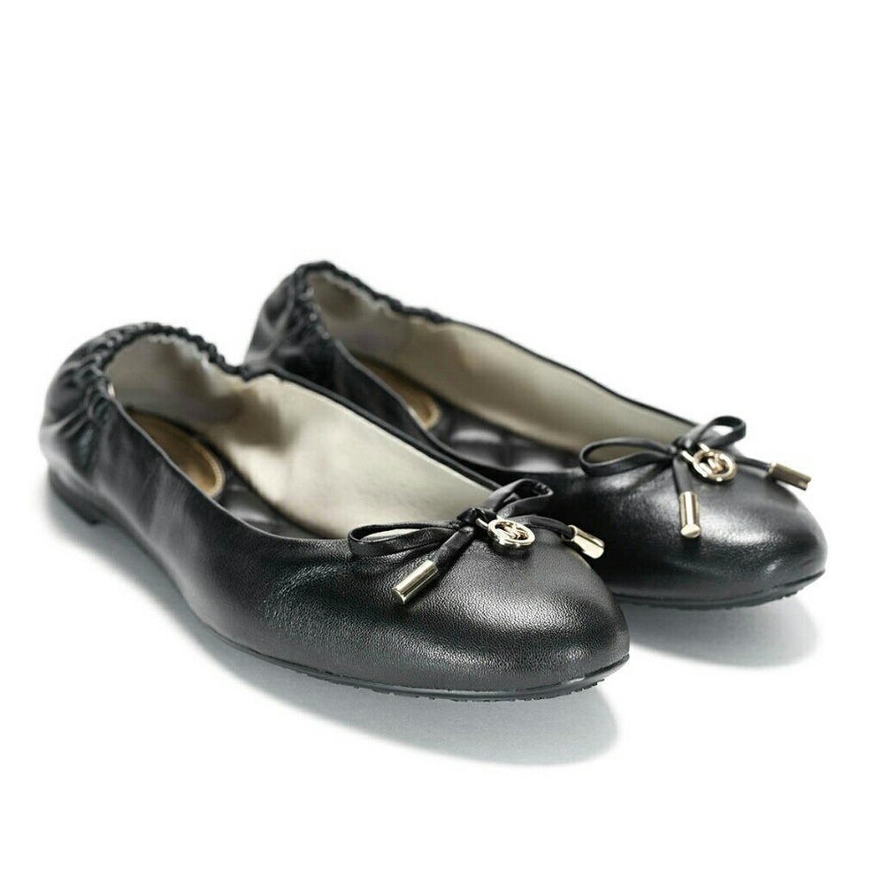 Michael Kors Melody Leather Ballet Flats Sz 7